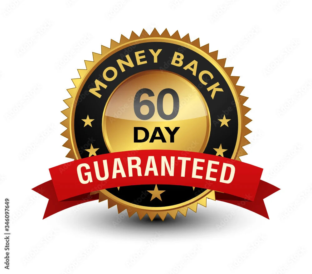 FemiCore 60-day money-back guarantee badge